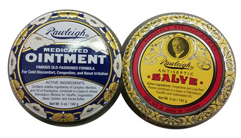 rawleigh  pack  natural medicated ointment  antiseptic salve
