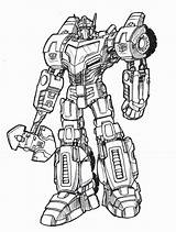 Prime Coloring Pages Transformers Optimus Transformer Getdrawings sketch template