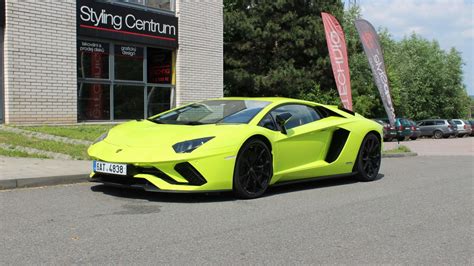 lamborghini aventador toxic green wrap wrapstyle