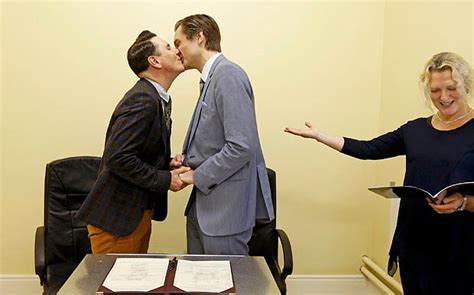 Celebrations As Ireland’s First Ever Same Sex Marriage Takes Place