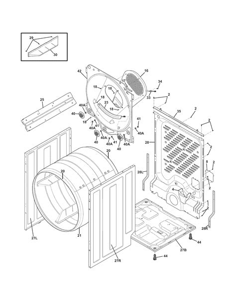 electrolux dryer parts diagram  wiring diagram