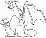 Charizard Colorare Pages Pokémon Ausmalbilder Drachen Disegno Fuoco Disegnare Gx Gengar Eccezionale Sole Ash sketch template