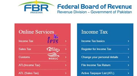 fbr launches   improved website  taxpayers