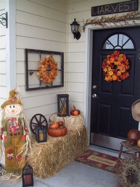 easy thanksgiving front door decorations ideas