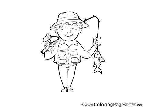 fisher  kids invitation colouring page