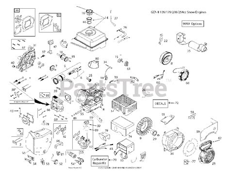 poulan pr    poulan snow thrower   engine parts lookup  diagrams