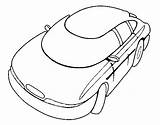 Car Speedy Coloring Coloringcrew sketch template
