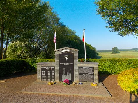 memorial st airborne division    men  died  bastogne belgium  st