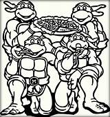 Ninja Turtles Coloring Pages Pizza Clipartmag Kids sketch template