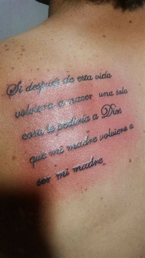 tatuaje de frase para la madre tatuajes y tatuadores