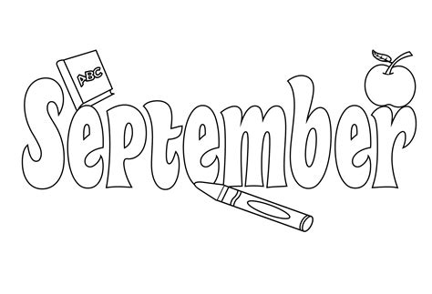 september coloring pages printable printable word searches