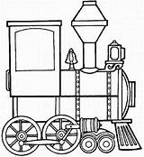 Train Steam Coloring Locomotive Engine Clipart Clip Cliparts Trains Color Book Library sketch template