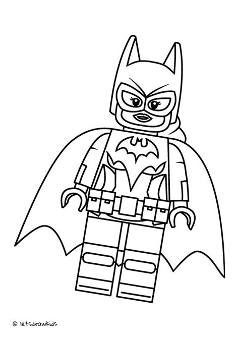 coloring page  kids batgirl httpletsdrawkidscom lego print