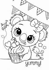 Coloring Pages Kids Cute Birthday Cuties Animal Kawaii Bojanke Printables Colouring Printable Bontontv раскраски Books Preschool Bonton Animals Tv все sketch template