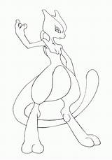 Mewtwo Coloring Pages Pokemon Drawing Mega Clipart Getdrawings Line Collection Popular Library Coloringhome sketch template