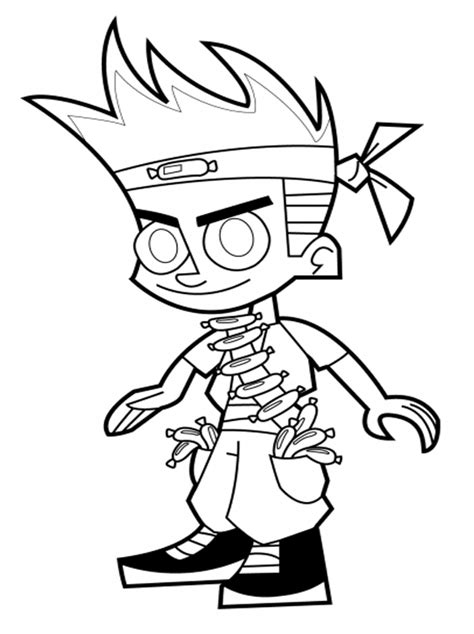 kids page johnny test coloring pages  printable colouring pages