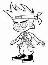 Johnny Test Pages Coloring Colouring Printable Online sketch template