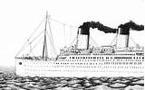 Titanic Kolorowanki Kolorowanka Coloringtop Liner Cruises Besök Podróże sketch template