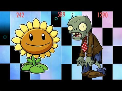 plants  zombies   modern day  piano tiles  youtube