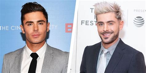 20 blonde male celebrities before and after they dyed their hair