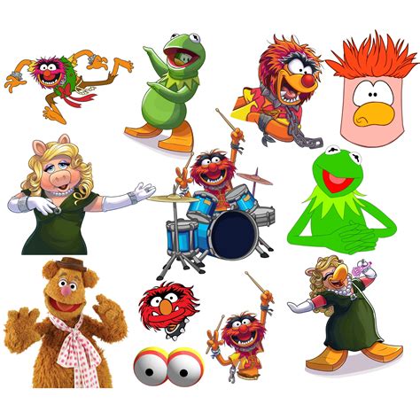 muppet babies png bundle muppet babies png clipart set etsy