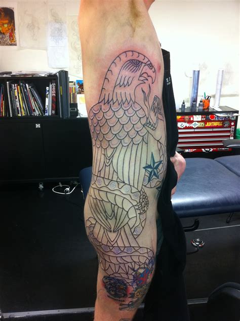 sacred tattoo outline finished