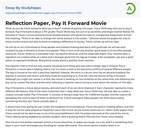 reflection paper pay    essay  studyhippocom