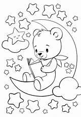 Coloring Pages Kids Cute Bojanke Cuties Night Good Animal Preschool Printables Kindergarten Printable Book Drawing Bear Bonton Tv Color Really sketch template