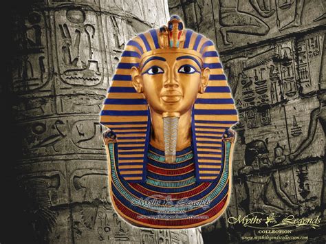 Bust Of King Tutankhamun’s Mask Myths And Legends Collection