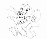 Jerry Mouse Tom Coloring Pages Magician Another sketch template