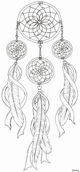 Coloring Dreamcatcher Pages Getdrawings sketch template