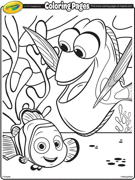 finding dory dory nemo  crayolacom nemo coloring pages finding