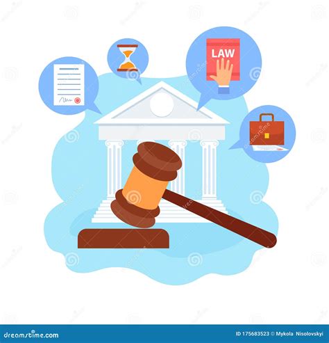 law school  cartoon vector illustration stock vector
