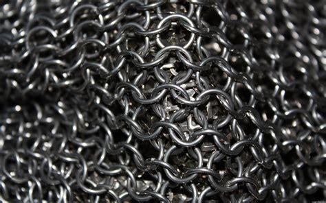 texture metal rings background iron metal