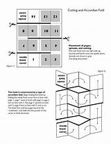 Accordion Booklet Scrapbook sketch template