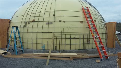 monolithic dome build  progress rconstruction