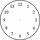 Clip Clocks Clock Clipartix sketch template