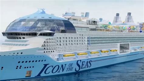 worlds largest cruise ship royal caribbeans  icon   seas