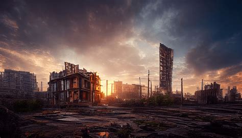 deserted apocalyptic city images stock   objects