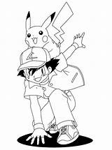 Pikachu Colorear sketch template