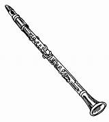 Clarinet Clipart Drawing Clip Woodwind Outline Cliparts Clarinette Clarinets Instrument Piccolo Family Webstockreview Clipground Library Gif sketch template