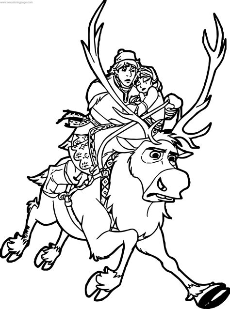 sven coloring pages coloring home