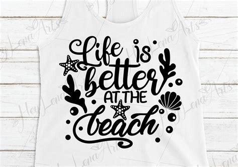 life is better at the beach svg beach svg vacation svg etsy