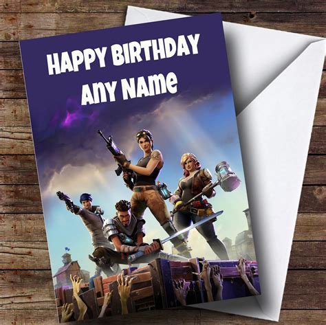fortnite birthday card printable printable world holiday