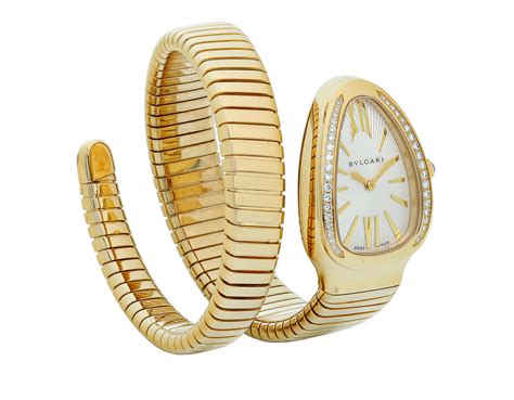 watch and act auction item lot 3 bulgari s golden serpent time
