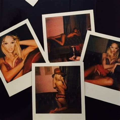 candice swanepoel polaroids hot photos for victoria s