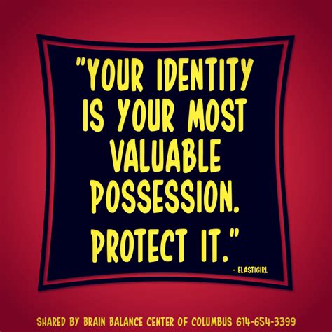 your identity is your most valuable possession protect