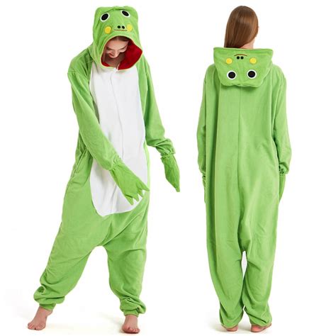 frog onesie pajamas  adult teens animal onesies luckyonesiecom