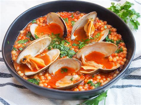 sardinian fregola with clams caroline s cooking