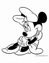 Minnie Disneyclips Misc Mouse Coloring Pages Dreamy sketch template